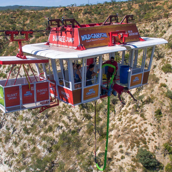 Divertirse en Wild Canyon en Los Cabos